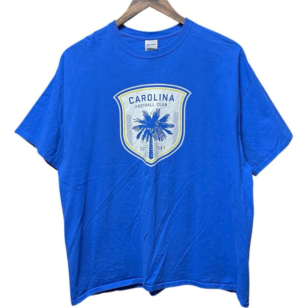 Carolina Football club Soccer front graphic Short sleeve crewneck T-Shirt